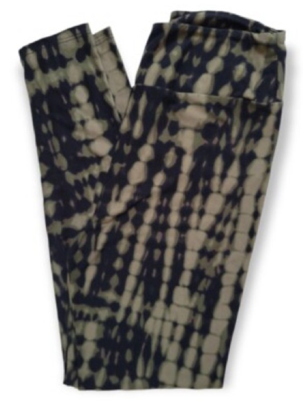 Tie-Dye Black and Cream LuLaRoe Leggings